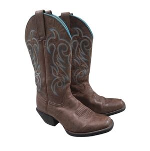 Shyanne Women's Xero Gravity Embroidered Performance‎ Western Boot Square Toe 8M